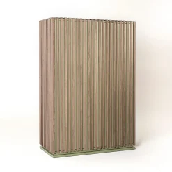 Credenza Bars in listelli di legno massello naturale*Emmemobili Online