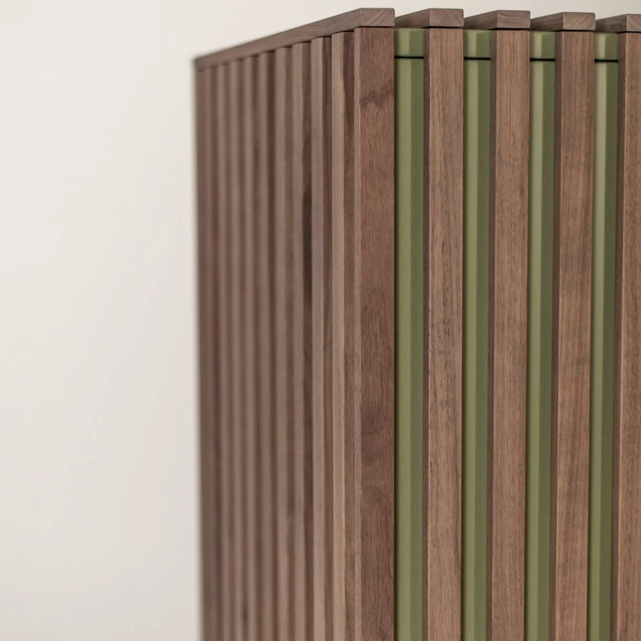 Credenza Bars in listelli di legno massello naturale*Emmemobili Online