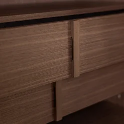 Credenza Bars in listelli di legno massello naturale*Emmemobili Online