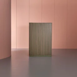 Credenza Bars in listelli di legno massello naturale*Emmemobili Online