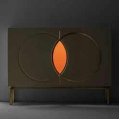 Credenza Brioni crema e arancio*Incalmi Discount