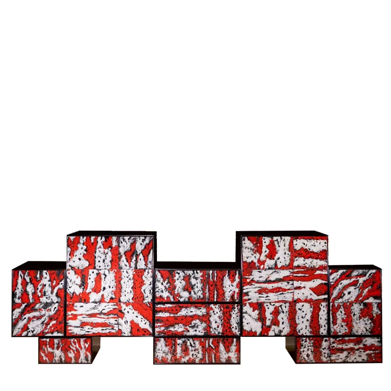 Credenza Caltagirone B laccata lucida*NOT.Ordinary Discount