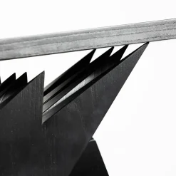 Credenza Conforme Al Plastico in Rovere Nero Laccato*Paolo Pallucco