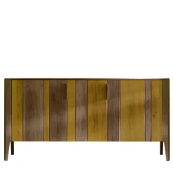 Credenza Domino giallo e olmo*Modesign New