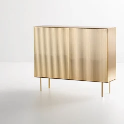 Credenza Elizabeth in ottone lucido di Nathalie Dewez*De Castelli Outlet