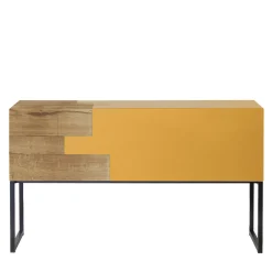 Credenza Fiammifero giallo e Durmast di Giulia Contaldo*Arkof Clearance