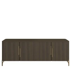 Credenza Flare in rovere impiallacciato marrone con 4 ante*Morello Gianpaolo Online