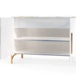 Credenza Flare laccata bianca a quattro porte*Morello Gianpaolo Clearance
