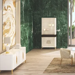 Credenza Flare laccata bianca a quattro porte*Morello Gianpaolo Clearance