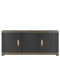 Credenza Florence in Legno Nero a 3 Ante*Isabella Costantini Online
