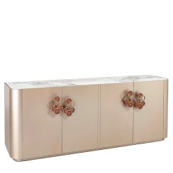 Credenza Fluxus con piano in marmo oro Calacatta*Sicis Discount