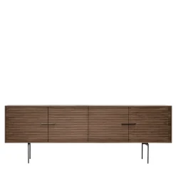 Credenza Galatea a 4 ante in noce rigato di Giuseppe Bavuso*Alivar New