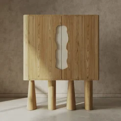 Credenza in rovere e marmo Creta*Livio Cioffi Best