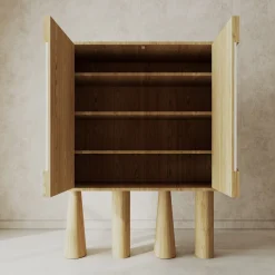 Credenza in rovere e marmo Creta*Livio Cioffi Best