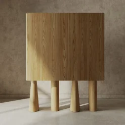 Credenza in rovere e marmo Creta*Livio Cioffi Best