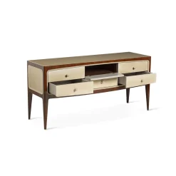 Credenza in stile anni '60 in faggio con cassetti 8712*Salda Online