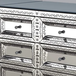 Credenza in vetro di Murano Venere Silver*Fratelli Tosi