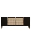 Credenza Joyce a 4 ante con paglia di Vienna di Libero Rutilo*Morelato Best