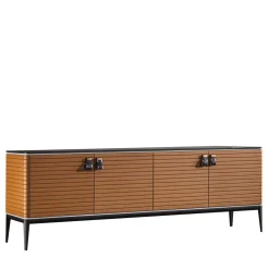 Credenza Levanzo a 4 porte in marrone*Meroni & Colzani Sale