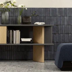 Credenza media Living Oak Wood Gray*Morica Design New