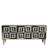 Credenza Optical in bianco e nero*Justfurnituress New