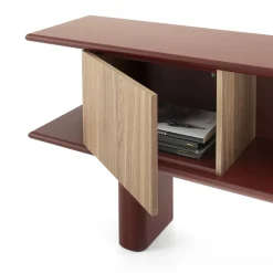 Credenza piccola Living Canaletto Noce Rosso*Morica Design Best