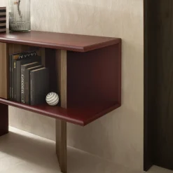 Credenza piccola Living Canaletto Noce Rosso*Morica Design Best
