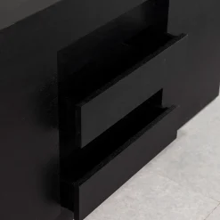 Credenza Rastrero in Rovere Nero Laccato*Paolo Pallucco Outlet