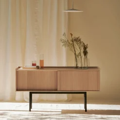 Credenza Sipario a 2 ante alta in frassino naturale*Dale Italia