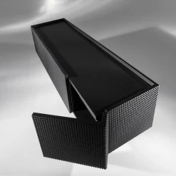 Credenza TV Alfieri in legno laccato nero*Albedo New