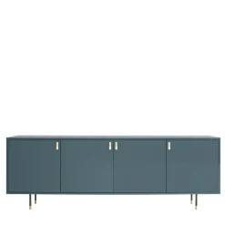Credenza Universe a 4 porte blu denim*Morica Design