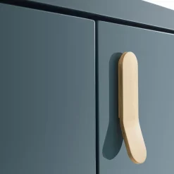 Credenza Universe a 4 porte blu denim*Morica Design