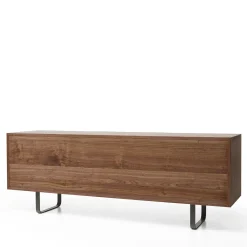 Credenza Zen in noce con ripiani in vetro #2*Modesign New