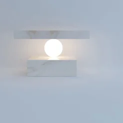 CS Tavolino luminoso in calacatta*Dimarmo Online