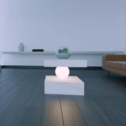 CS Tavolino luminoso in calacatta*Dimarmo Online