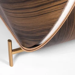 Divano a 3 posti Baidà in bouclé bianco*FROMM.