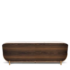 Divano a 3 posti Baidà in bouclé bianco*FROMM.