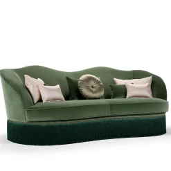 Divano a 3 posti Dione verde*Domingo Salotti New