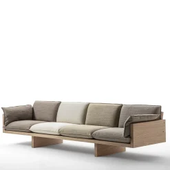 Divano a 4 posti in legno di quercia York St.*Durame Clearance