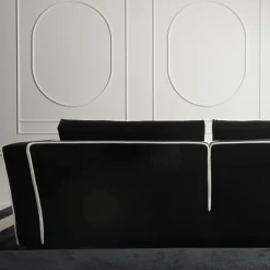 Divano Alexander nero*DOM Edizioni Best