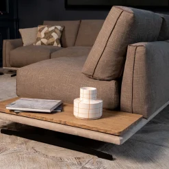 Divano angolare Boboli grigio con tavolino*Mantellassi 1926 Online