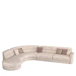 Divano angolare modulare a tre pezzi*Morello Gianpaolo Outlet