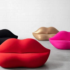 Divano Bocca Red in edizione limitata di Studio 65*Gufram Online