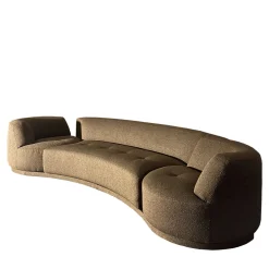 Divano Bordone curvo marrone*My Home Outlet