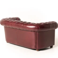 Divano Chesterfield pelle bordeaux*Mantellassi 1926 Online