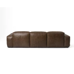 Divano componibile Placido pelle marrone*Mantellassi 1926 Discount