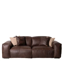 Divano componibile Placido pelle marrone*Mantellassi 1926 New