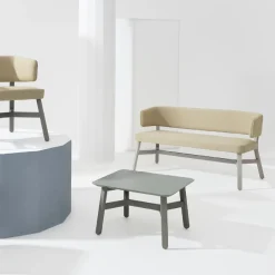 Divano Croissant 573 giallo pallido di Emilio Nanni*Billiani 1911 Sale