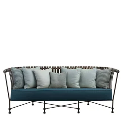 Divano da esterno Molle in acciaio inox*Officina Ciani Sale