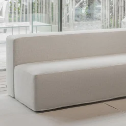 Divano da esterno Norman in tessuto beige*Villevenete Discount